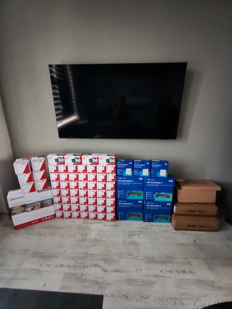 Kullanılan Malzemeler - Türkaylar Tekstil — Fiber Altyapı, Network ve 54 Kameralı Güvenlik Sistemi