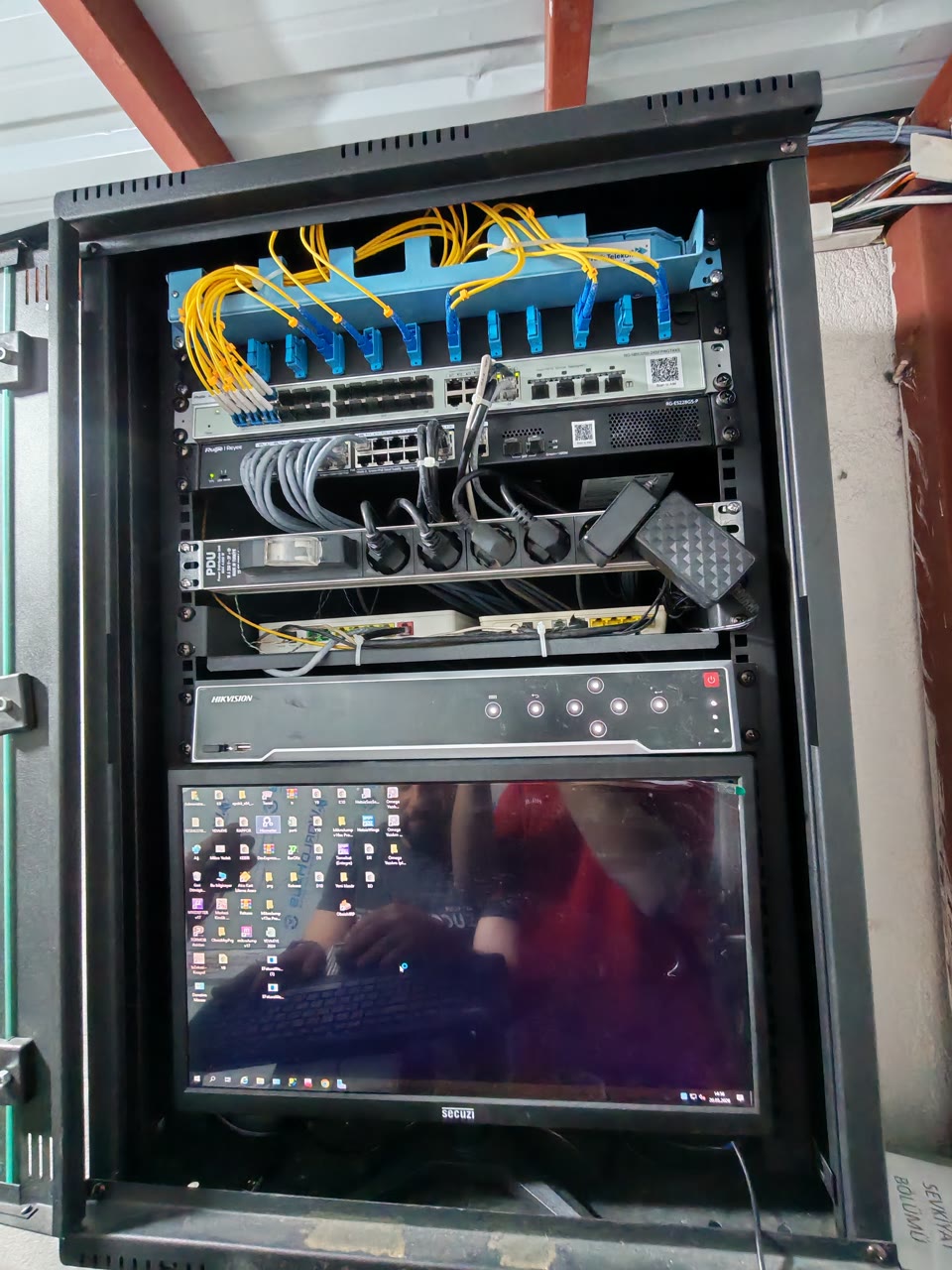Son Durum - Türkaylar Tekstil — Fiber Altyapı, Network ve 54 Kameralı Güvenlik Sistemi